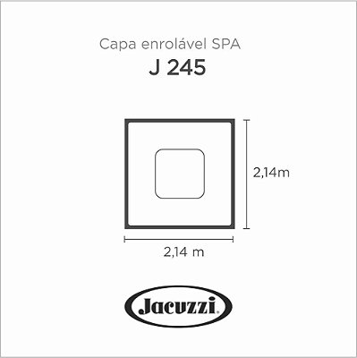 Capa Spa Enrolável Spa J 245 Jacuzzi