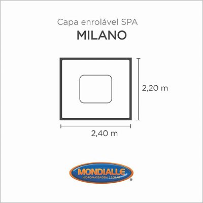 Capa Spa Enrolável Spa Milano Mondialle