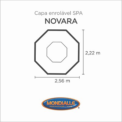 Capa Spa Enrolável Spa Novara Mondialle