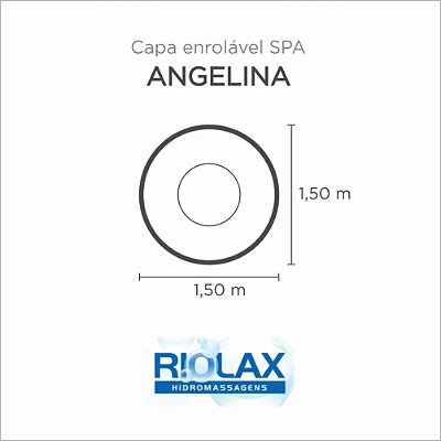 Capa Spa Enrolável Banheira Angelina Riolax
