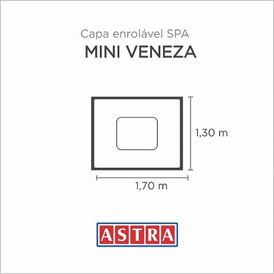 Capa Spa Enrolável Mini Spa Veneza - Acp40/Ap40 Astra