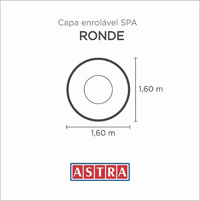 Capa Spa Enrolável Banheira Ronde - H09 Astra