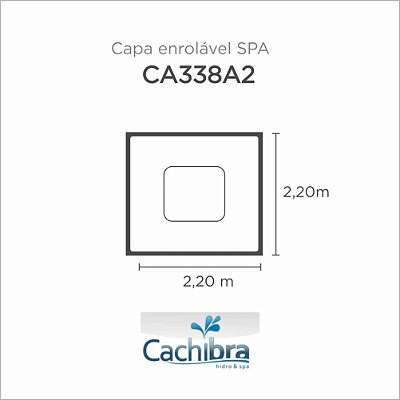 Capa Spa Enrolável Spa Modelo Ca338A2 Cachibra