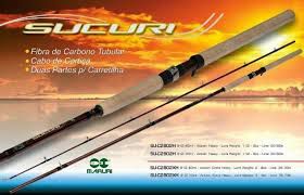 Varas Sucuri feita em carbono 2 partes