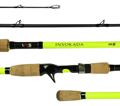 VARA LUMIS INVOKADA PRO GREEN LEMON (VERDE LIMAO) CAST 8'0" 20-50LB IM8 2.40mts 2P