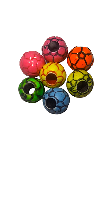 Miçanga Bolinha de Futebol Neon Varias cores