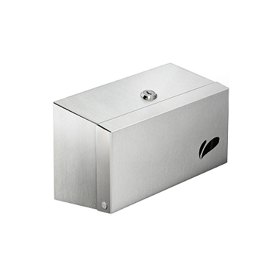 Mini Toalheiro Quadra Inox Escovado Biovis