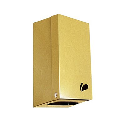 Dispenser de Papel Higiênico Caicai Quadra Dourado Biovis