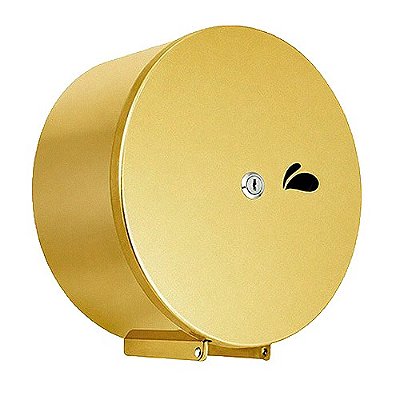 Porta Papel Higiênico Rolão Dourado Biovis