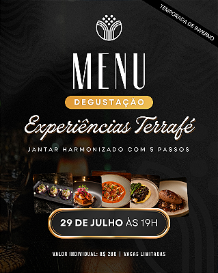 Jantar Harmonizado - Experiências Terrafé