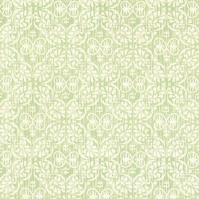 Papel de Parede Florais Verde Bobinex Classique 2830