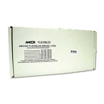Envelope Auto-Selante para Autoclave 90x260mm - com 200 Und. Amcor