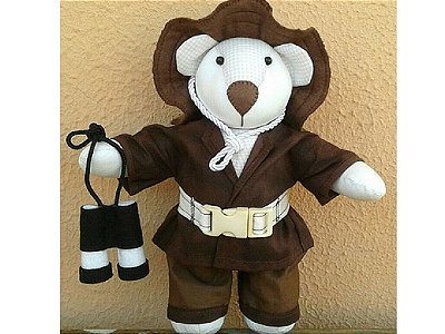 Urso para decoração - Pepito Aventureiro Urso para decoração - Pepito Aventureiro