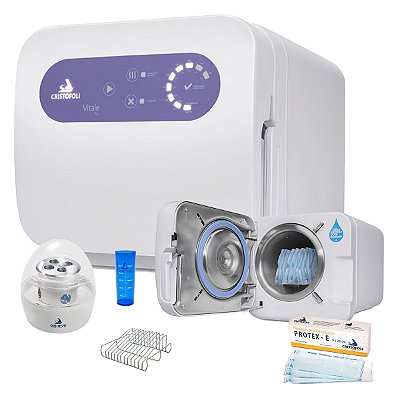 Autoclave Vitale Inox 5 Litros Lilás Bivolt + Mini Incubadora - Cristófoli