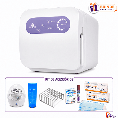 Autoclave Vitale Inox 5 Litros Lilás Bivolt + Mini Incubadora - Cristófoli