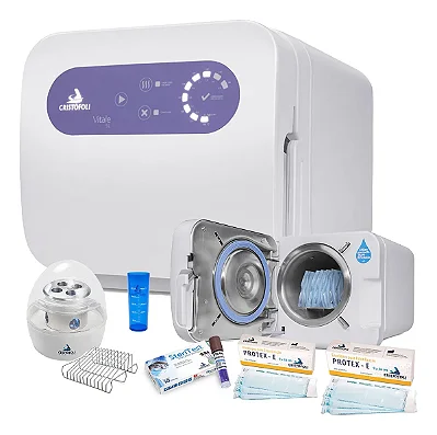 Autoclave Vitale Inox 5 Litros Lilás Bivolt + Mini Incubadora - Cristófoli
