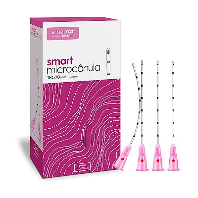 Smart Microcânula 18G x 70mm Caixa Com 10 Unidades - Smart Gr