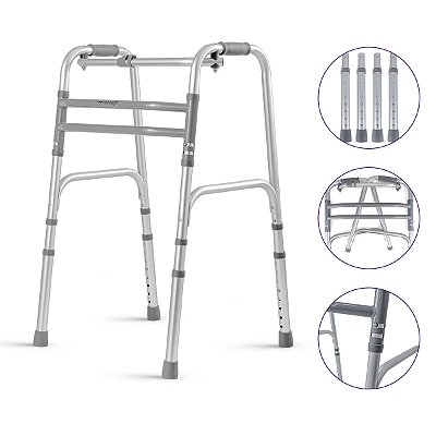Andador Articulado 3 Barras Até 135 Kg - Hidrolight