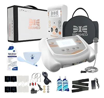 Neurodyn Portable + Sonopulse 1 e 3Mhz Portable - Ibramed