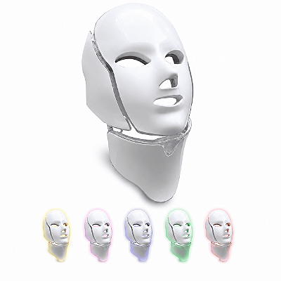 Mascara Para Fototerapia Facial LED Com Pescoco Para Equipamento Fluence Maxx - HTM