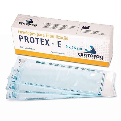 Envelopes Para Esterilização Protex E 9x26 cm 200 - Cristófoli