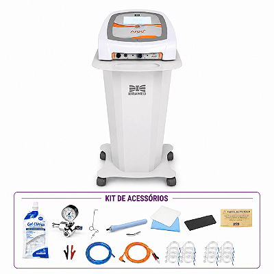 Ares Aparelho Carboxiterapia e Corrente High Com Rack - IBramed