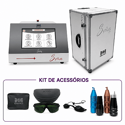 Equipamento De Laser Syrius Yag + 4 Ponteiras - Ibramed