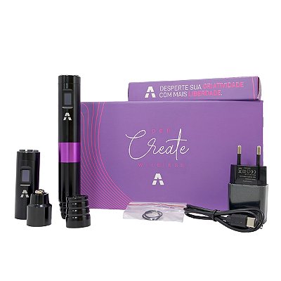 Máquina Rotativa Lançamento Nova Pen Create Wireless Na Cor Preta - Aston