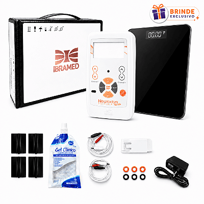 Neurodyn Portable Tens Fes com 2 Canais e 9 Modos - Ibramed