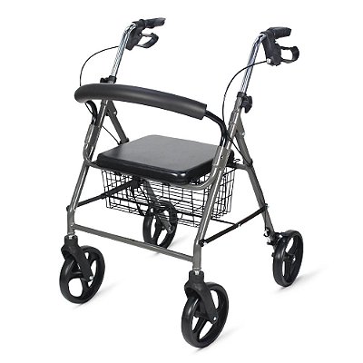 Andador 4 Rodas Para até 135Kg Código: SC302 - Hidrolight