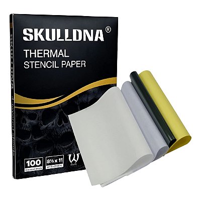 Papel Thermal Transfer A4 Skulldna Para Impressora Decalque Pacote Com 100 Unidades  - Ava