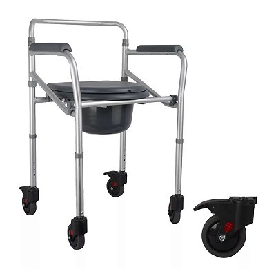 Cadeira de Banho Em Alumínio Até 100kg Desmontável Código: SC100 - Hidrolight