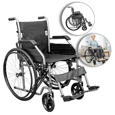 Cadeira De Rodas Basic Até 125Kg Código: AC01 - Hidrolight