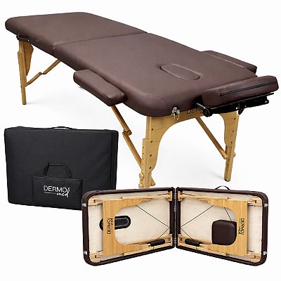 Maca Portátil Dobrável Wood Marrom - Akmed