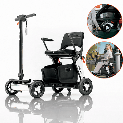 Scooter Elétrica Branca Lite Go Power Lite