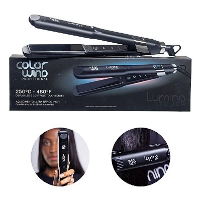 Prancha Profissional Lumina Touch Grafite - Color Wind