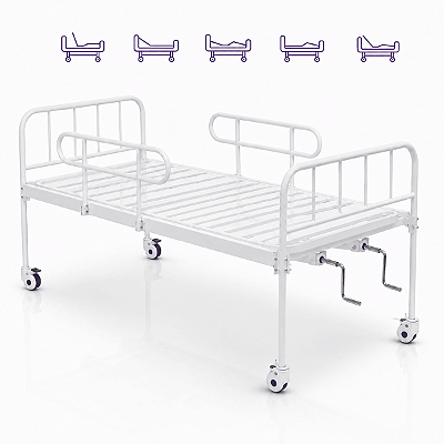 Cama Hospitalar Manual 2 Movimentos DX - Dellamed