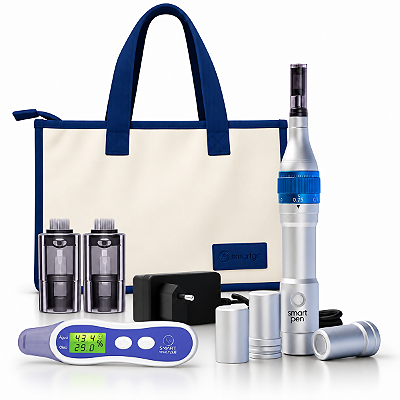 Derma Pen Caneta de Microagulhamento + Sacola + Analyzer