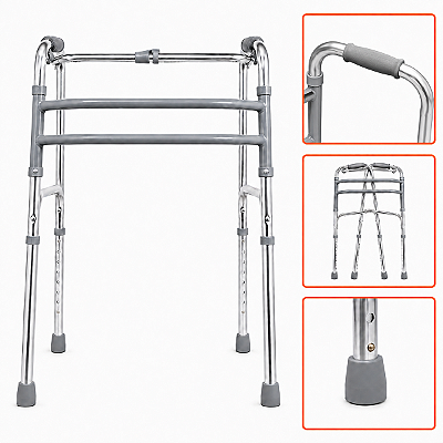 Andador 3 Barras Senior Care Até 100Kg - Supermedy