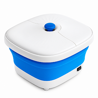 Massageador Para Pés Elétrico Com Aquecimento Dobrável - Supermedy