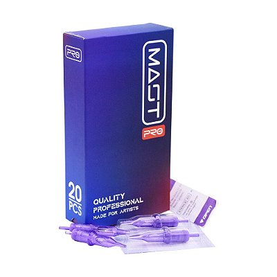 Cartuchos de Tatuagem Pro RM Caixa Com 20 Unidades - Mast - 1007RM