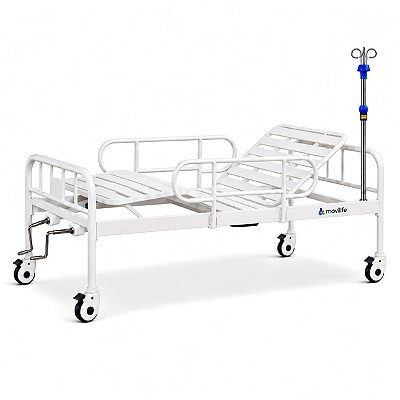 Cama Hospitalar 02 Manivelas Standard Até 180 Kg - Movilife