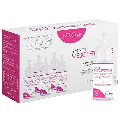 Kit Com 5 Monodoses Mesoeffect like Complexo Rejuvenescedor Smart Gr 5ml