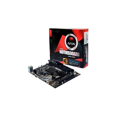 Placa Mãe Afox Afox H110 DDR4 Usb 3.0 Vga/Hdmi LGA 1151 - IH110D4-MA2