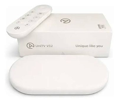TV Box Unitv V12 24GB 2GB RAM 4K Branco
