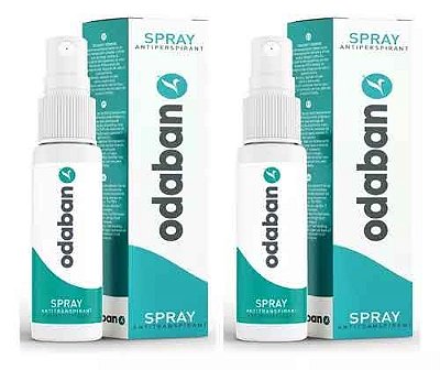 ODABAN SPRAY 30ml (P/ HIPERIDROSE CORPORAL) - 2 UNIDADES