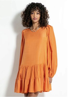 Bazar | Ave Rara - VESTIDO LESLIE MON - LARANJA - OPVC1053