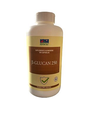 Suplemento Alimentar Beta-Glucan 250 |  240 cápsulas