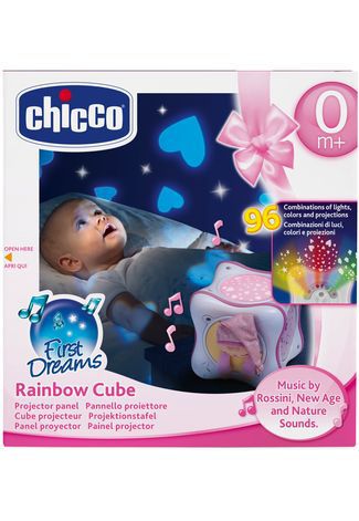 Projetor Rainbow Cube Rosa - Chicco