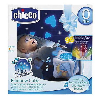 Projetor Rainbow Cube Azul - Chicco